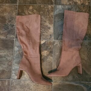 MELROSE AND MARKET SUEDE KNEE HIGH BOOTS